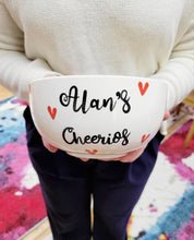 Load image into Gallery viewer, Personalised Bowl Large - Hearts