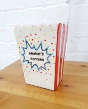 Load image into Gallery viewer, Personalised popcorn holder popcorn bowl