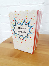 Load image into Gallery viewer, Personalised popcorn holder popcorn bowl