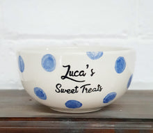 Load image into Gallery viewer, Personalised bowl, a unique personalised ceramic bowl making a unique gift.