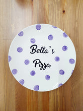 Load image into Gallery viewer, Personalised Ceramic Pizza Plate
