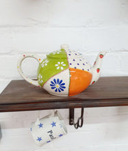 Load image into Gallery viewer, Unique rainbow ceramic teapot