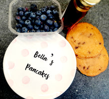 Load image into Gallery viewer, Personalised Pancake Plate - Dotty
