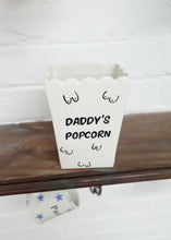 Load image into Gallery viewer, Personalised ceramic popcorn holder boobs