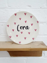 Load image into Gallery viewer, Personalised plate, unique personalised plate  making a perfect personalised gift.