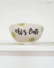 Load image into Gallery viewer, Personalised bowl, a unique personalised ceramic bowl making a unique gift.