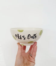 Load image into Gallery viewer, Personalised bowl, a unique personalised ceramic bowl making a unique gift.
