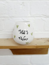 Load image into Gallery viewer, Personalised ceramic wine tumbler for wine lovers.