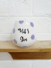 Load image into Gallery viewer, Personalised ceramic gin tumbler for gin lovers.