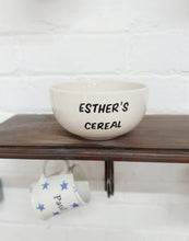 Load image into Gallery viewer, Personalised Cereal Bowl Large