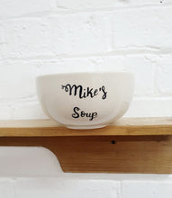 Load image into Gallery viewer, Personalised Large Soup Bowl