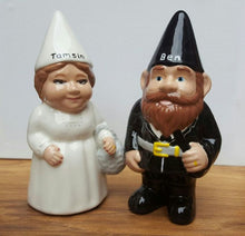 Load image into Gallery viewer, Unique personalised gnomes! A personalised garden gnome for every occasion. Personalised your gnome for a unique gift.