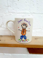 Load image into Gallery viewer, Personalised mug, unique personal ceramic mug as a unique gift