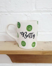 Load image into Gallery viewer, Personalised mug, unique personal ceramic mug as a unique gift