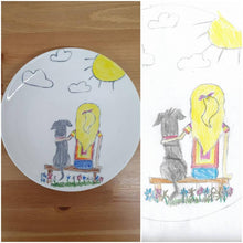 Load image into Gallery viewer, Personalised plate, unique personalised plate making a perfect personalised gift.