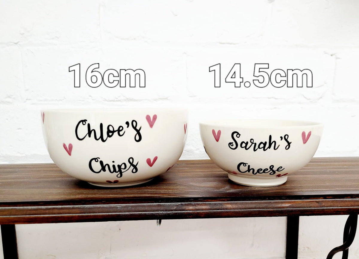 Personalised Bowl Large - Multi Spots – Doodle Alley