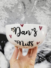 Load image into Gallery viewer, Personalised Bowl Large - Hearts
