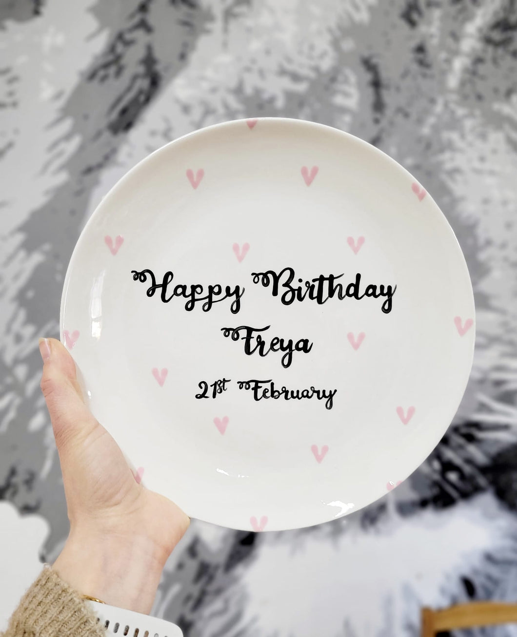 Personalised Happy Birthday Plate