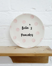 Load image into Gallery viewer, Personalised Pancake Plate - Dotty
