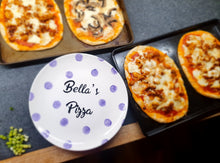 Load image into Gallery viewer, Personalised Ceramic Pizza Plate
