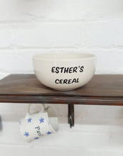 Load image into Gallery viewer, Personalised Cereal Bowl Large
