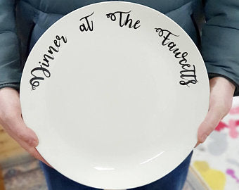 Personalised plate, unique personalised plate  making a perfect personalised gift.