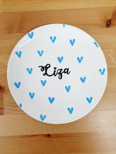 Load image into Gallery viewer, Personalised plate, unique personalised plate  making a perfect personalised gift.
